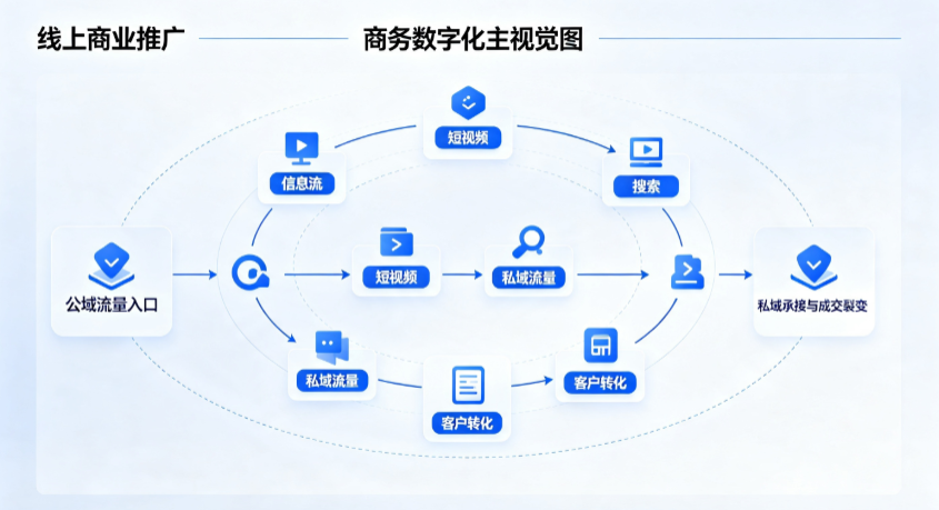 利津县线上商业推广怎么做？全域流量闭环搭建与低成本转化实战指南